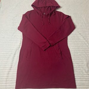 Hooded Sweatshirt Dress